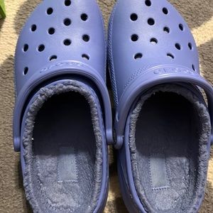 Fur lined crocs